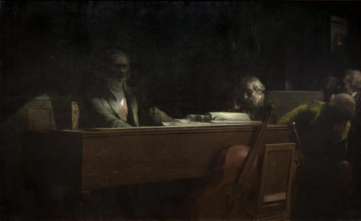 Jean - Joseph Benjamin, Constant, Beethoven, Sonata al chiaro di luna, Palais des Beaux, Arts de Lille